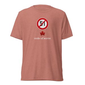 Never 51! Short Sleeve Tri-blend Tee